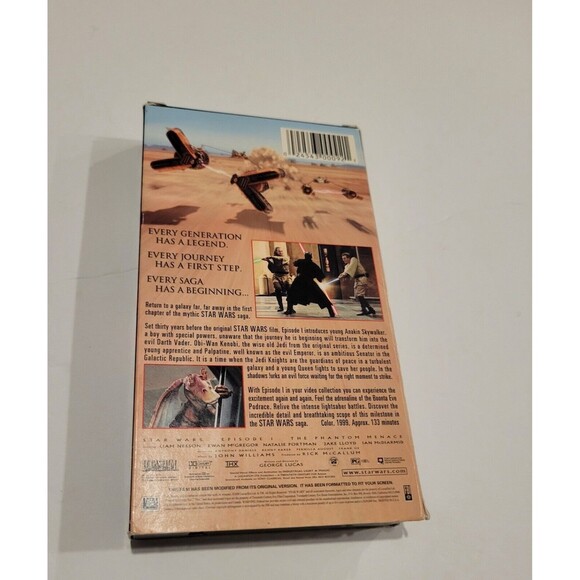 Star Wars Episode I: The Phantom Menace (VHS, 2000, Collector's Edition) - Picture 3 of 5